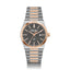 Mathey-Tissot Swiss Made Zeus Two Tone Stainless Steel Black Dial Quartz Ladies Watch - D118RS