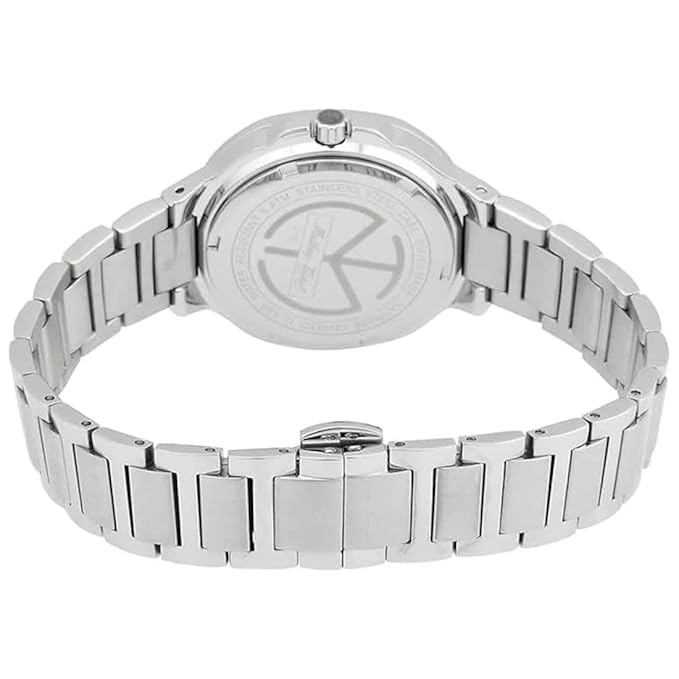 Mathey-Tissot Stainless Steel Blue Dial Quartz Analogue Watch for Women - D152Ti, Silver Band