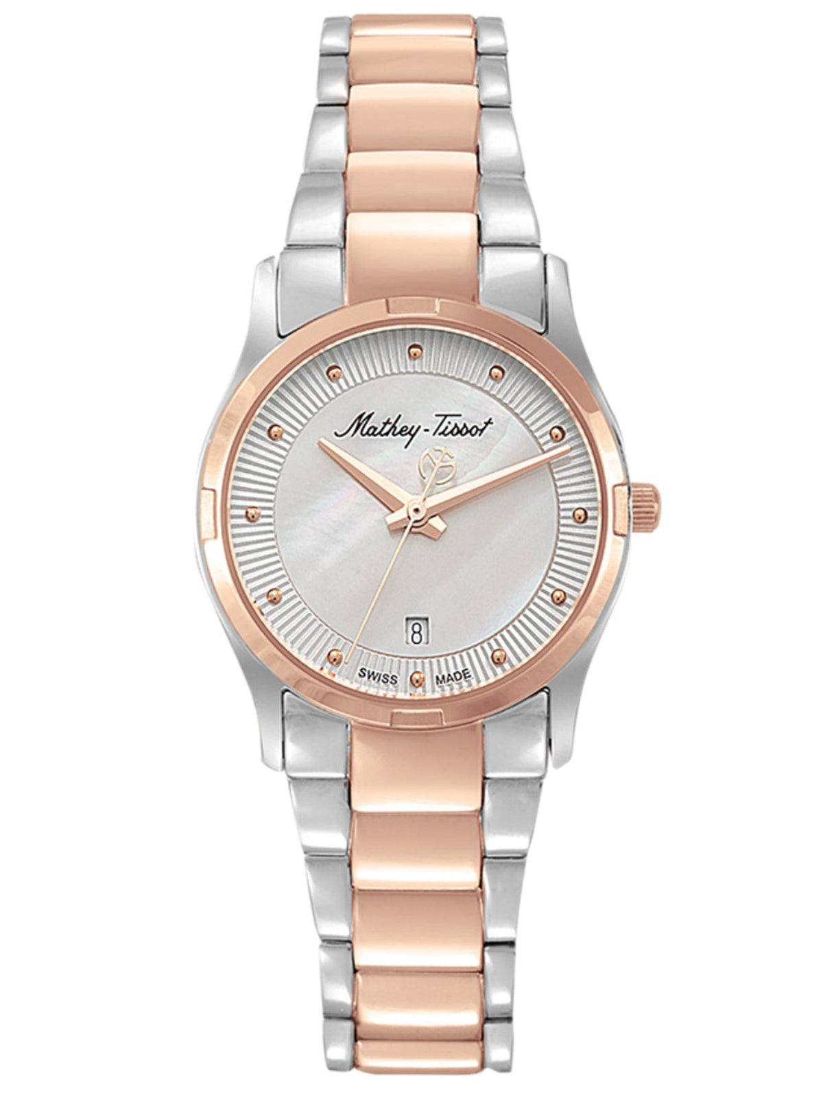 Mathey-Tissot Analog White Dial Women&