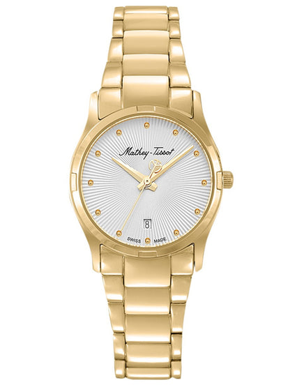 Mathey-Tissot Analog White Dial Women&