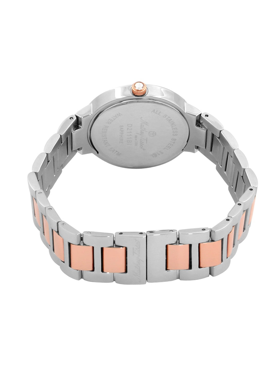 Mathey-Tissot Swiss Made Analog White Dial Ladies Watch-D3082RN