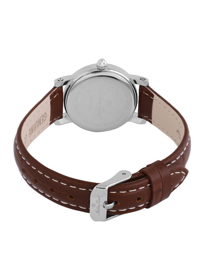 Mathey-Tissot Swiss Made Analog Brown Dial Ladies Watch-D31186AM
