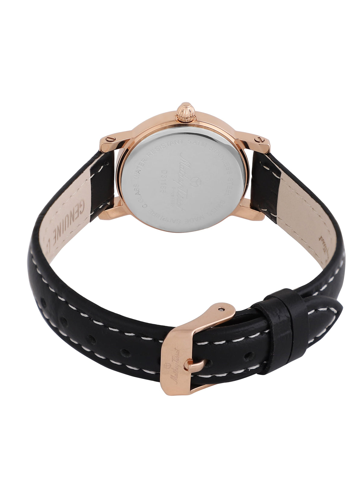 Mathey-Tissot Swiss Made Analog Black Dial Ladies Watch-D31186PN