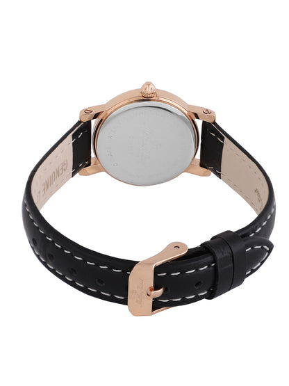 Mathey-Tissot Swiss Made Analog Black Dial Ladies Watch-D31186PN