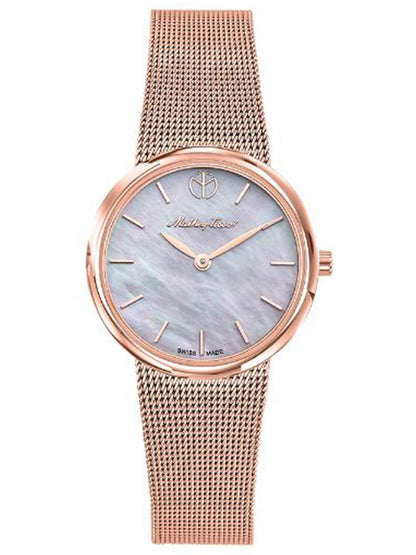 Mathey-Tissot Analog Mother of Pearl Dial Women&