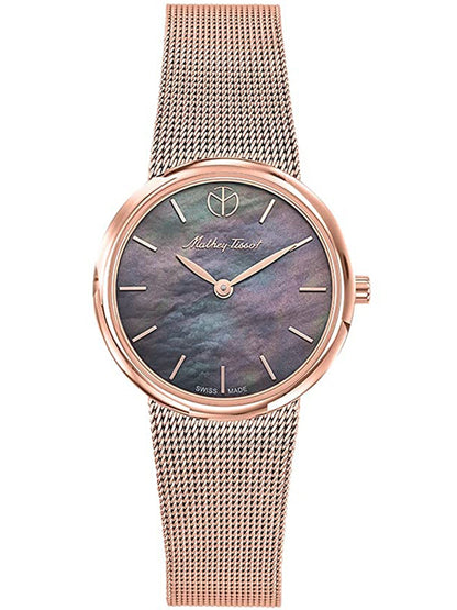Mathey-Tissot Analog Mother of Pearl Dial Women&