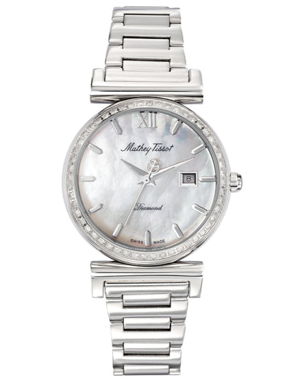 Mathey-Tissot Analog Mother of Pearl Dial Women&
