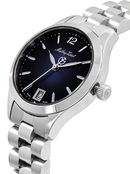 Mathey Tissot Analog Blue Dial Ladies Watch-D411MABU