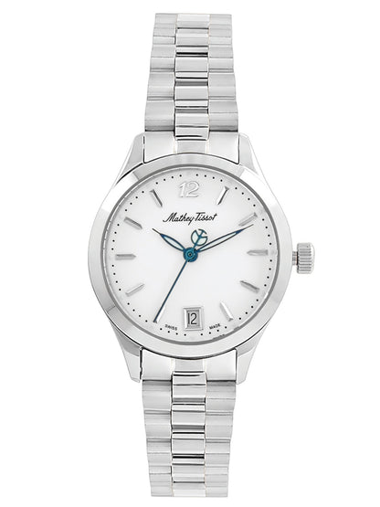 Mathey Tissot Analog White Dial Women&