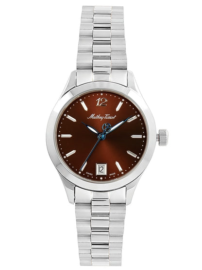 Mathey Tissot Analog Brown Dial Women&