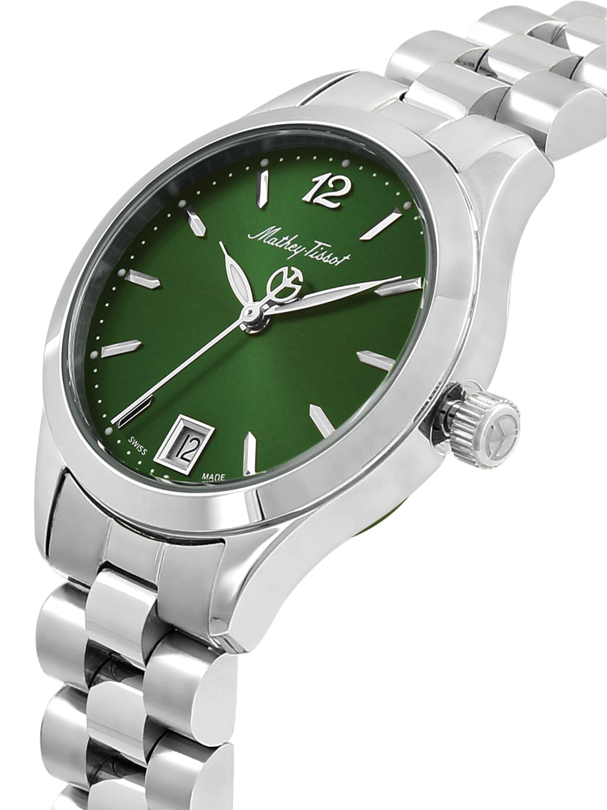 Mathey Tissot Analog Green Dial Ladies Watch-D411MAV