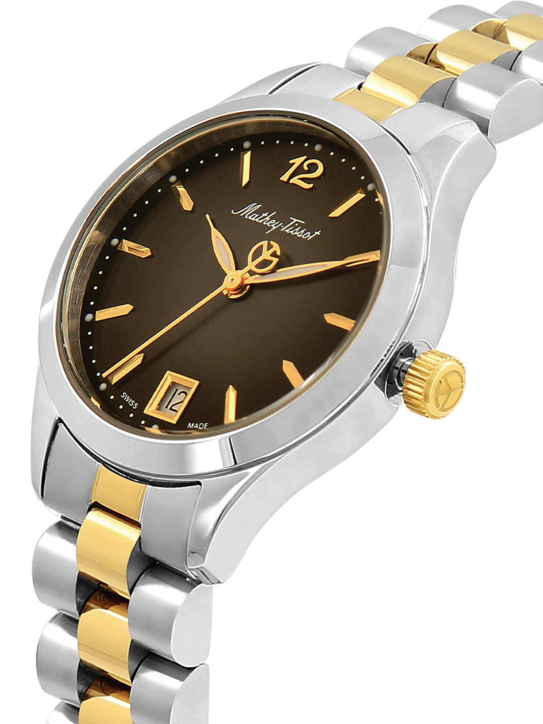 Mathey Tissot Analog Black Dial Ladies Watch-D411MBN