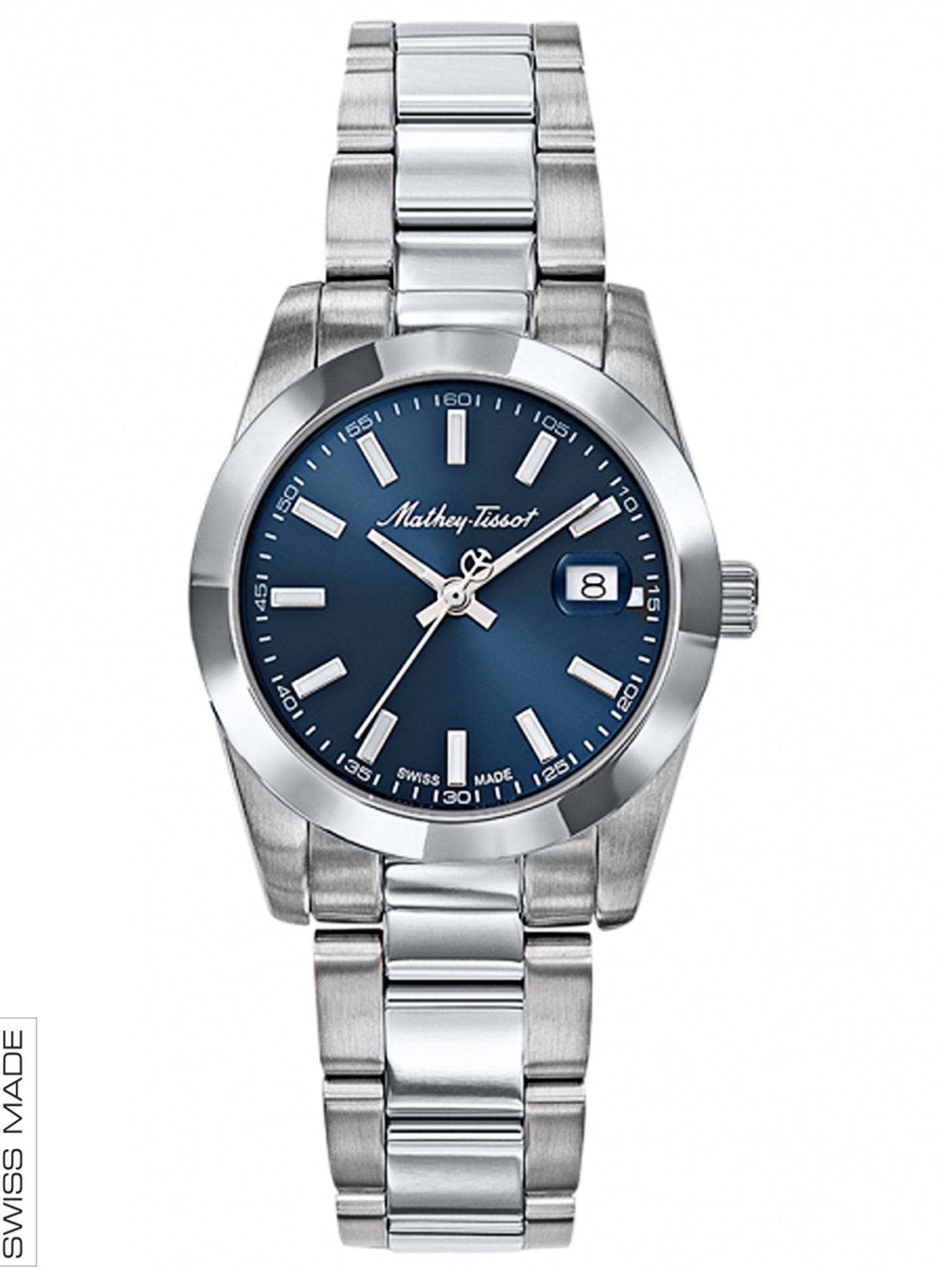 Mathey-Tissot Mathey I Quartz Blue Dial Ladies Watch D450ABU
