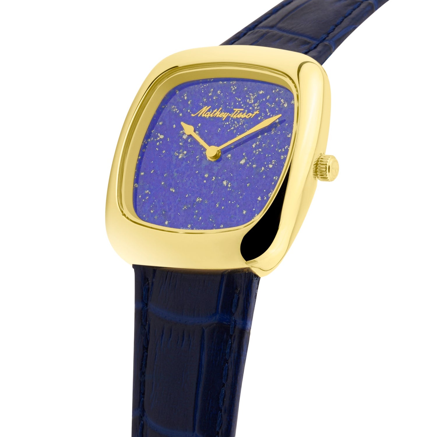 Mathey-Tissot Swiss Made Miss Quartz Blue Dial Analog Watch for Ladies - D538PLBU