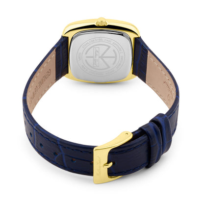 Mathey-Tissot Swiss Made Miss Quartz Blue Dial Analog Watch for Ladies - D538PLBU