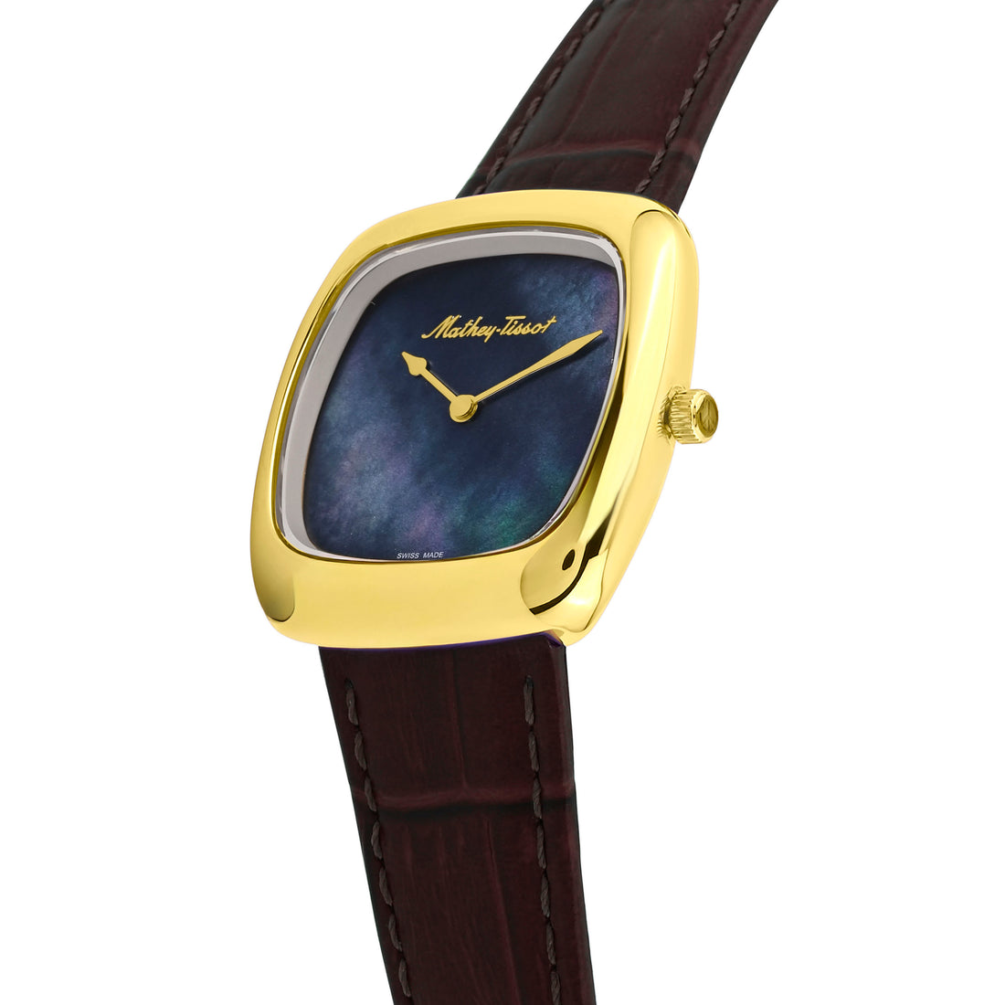 Mathey-Tissot Swiss Made Miss Quartz Ronda 762 Movement Multicolor Dial Analog Watch For Ladies - D538PLN