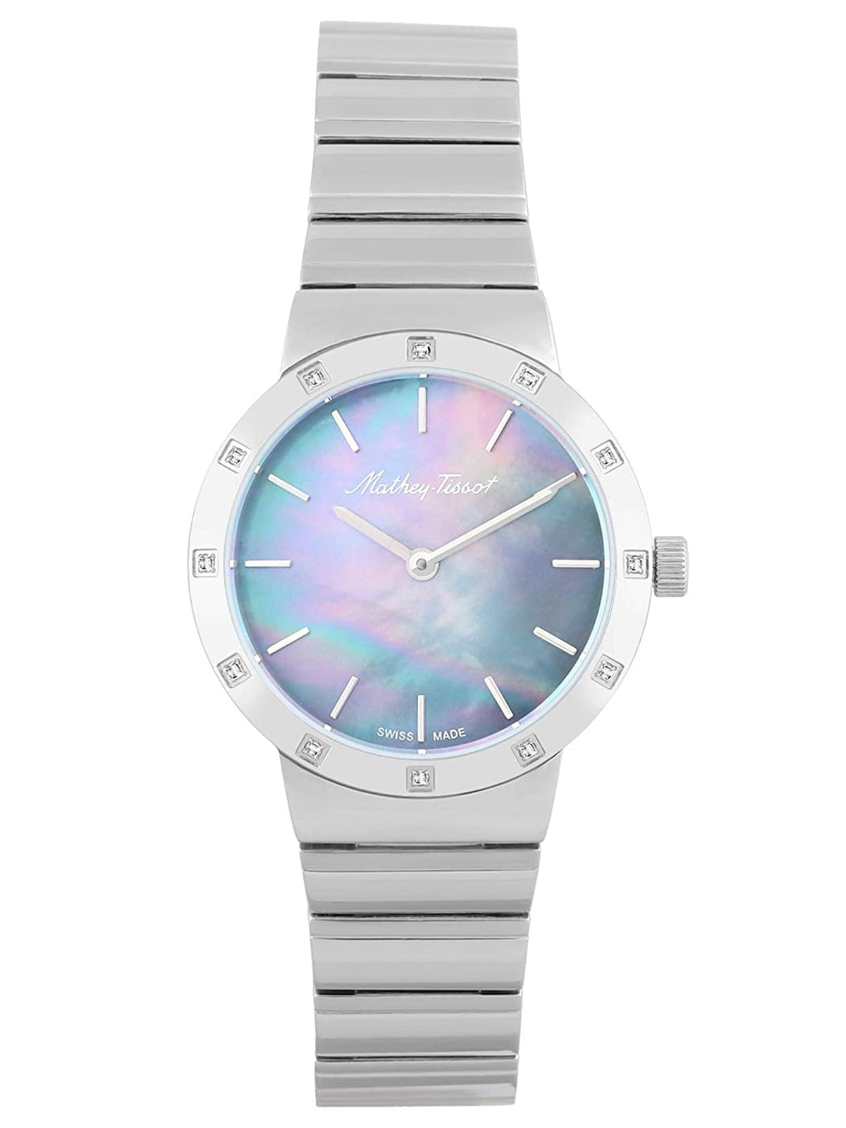 Mathey-Tissot Analog Mother of Pearl Dial Women&