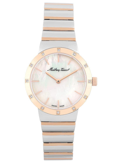 Mathey-Tissot Analog Mother of Pearl Dial Women&