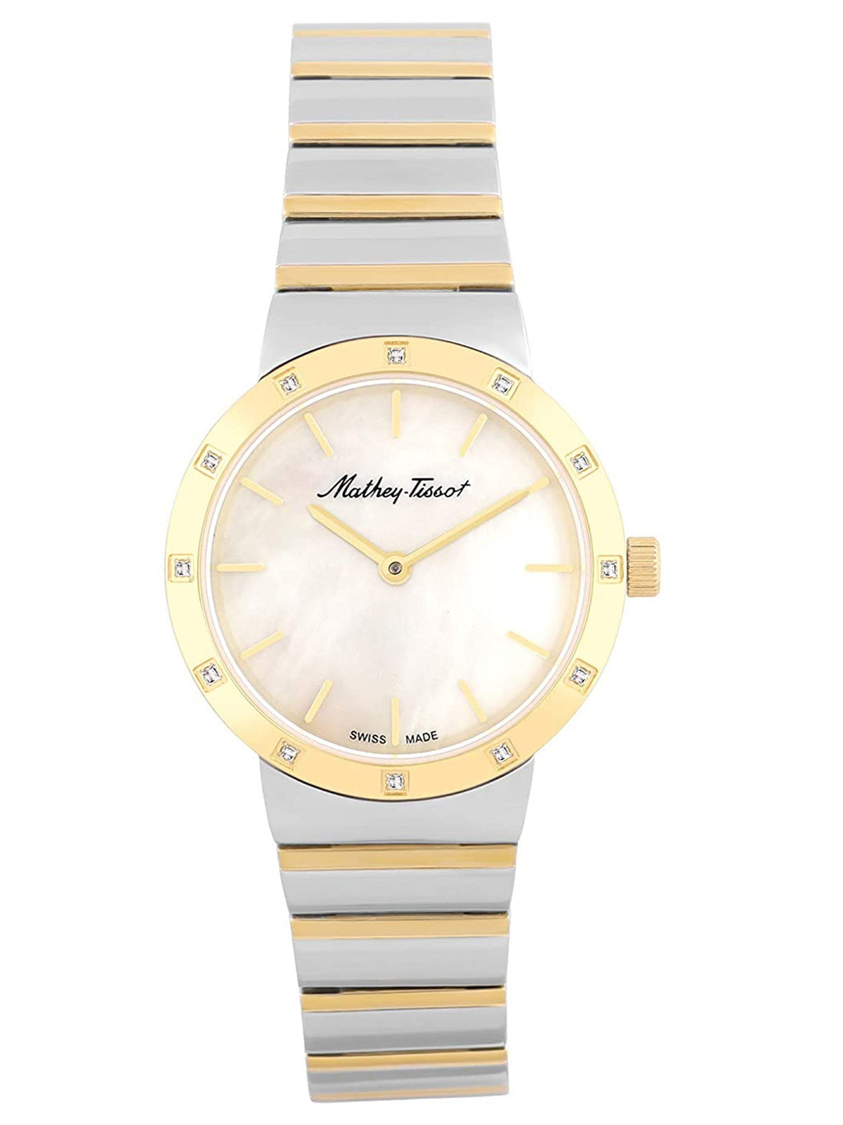 Mathey-Tissot Analog Mother of Pearl Dial Women&