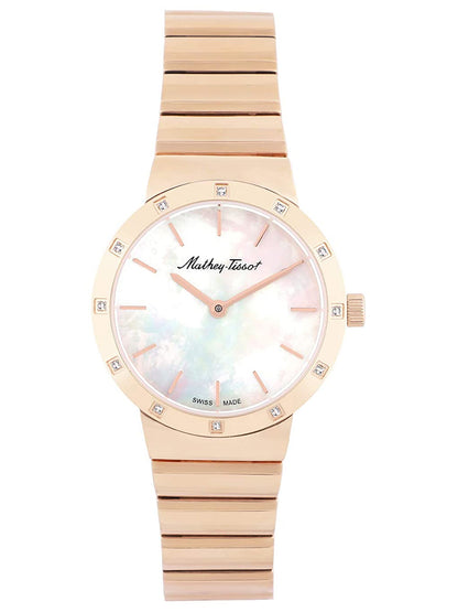 Mathey-Tissot Analog Mother of Pearl Dial Women&
