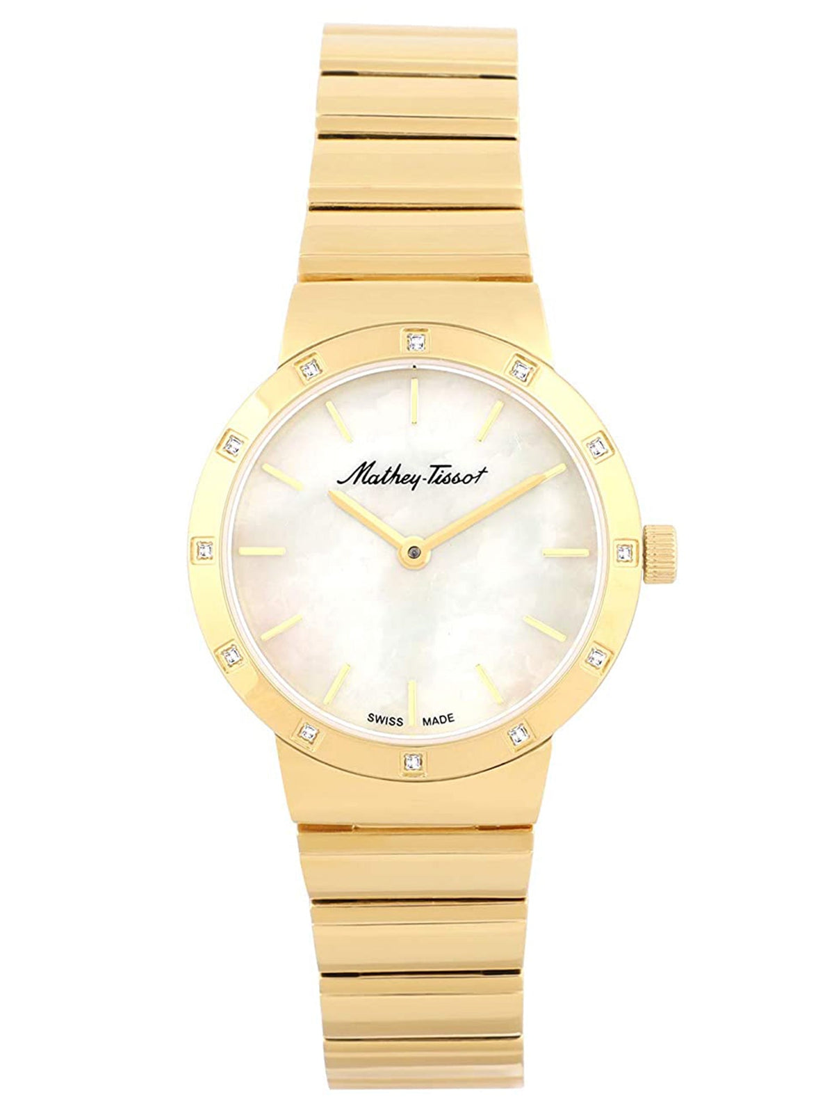 Mathey-Tissot Analog Mother of Pearl Dial Women&