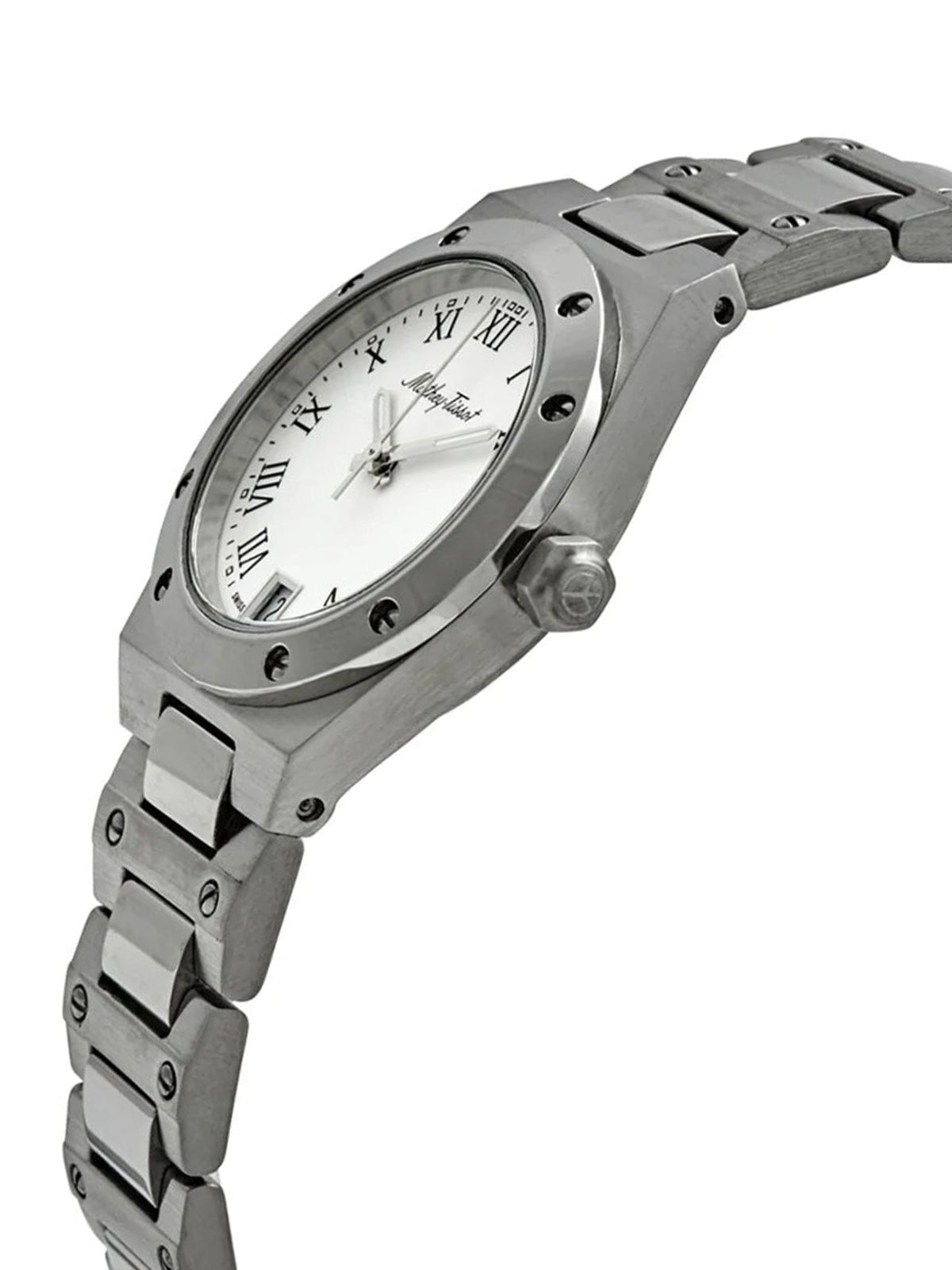 Mathey-Tissot Swiss Made Analog White Dial Ladies Watch-D680ABR_A
