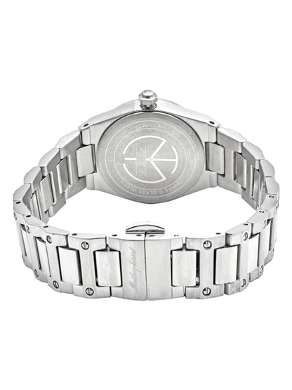 Mathey-Tissot Swiss Made Analog White Dial Ladies Watch-D680ABR_A