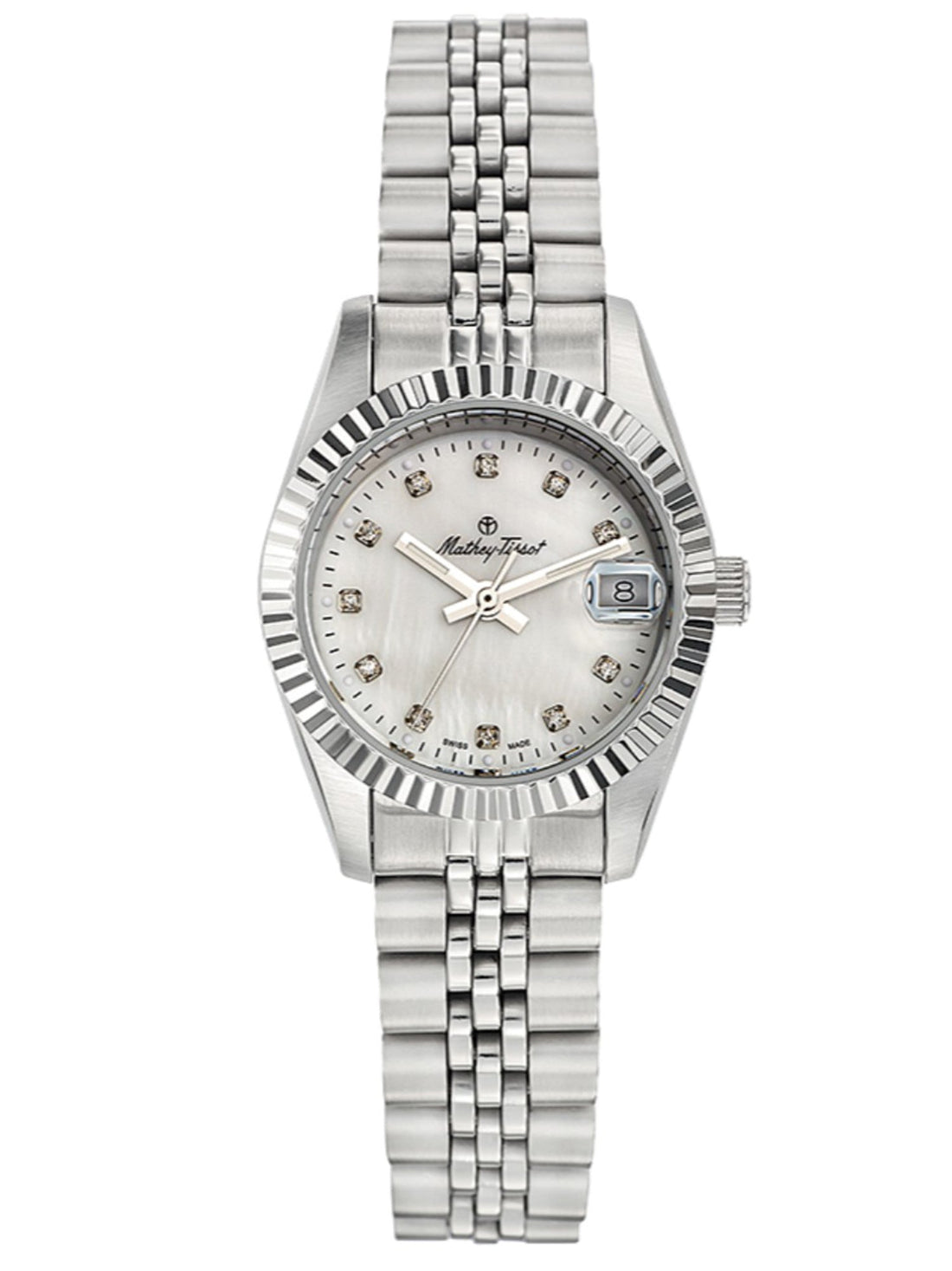Mathey-Tissot Analog Mother of Pearl Dial Women&