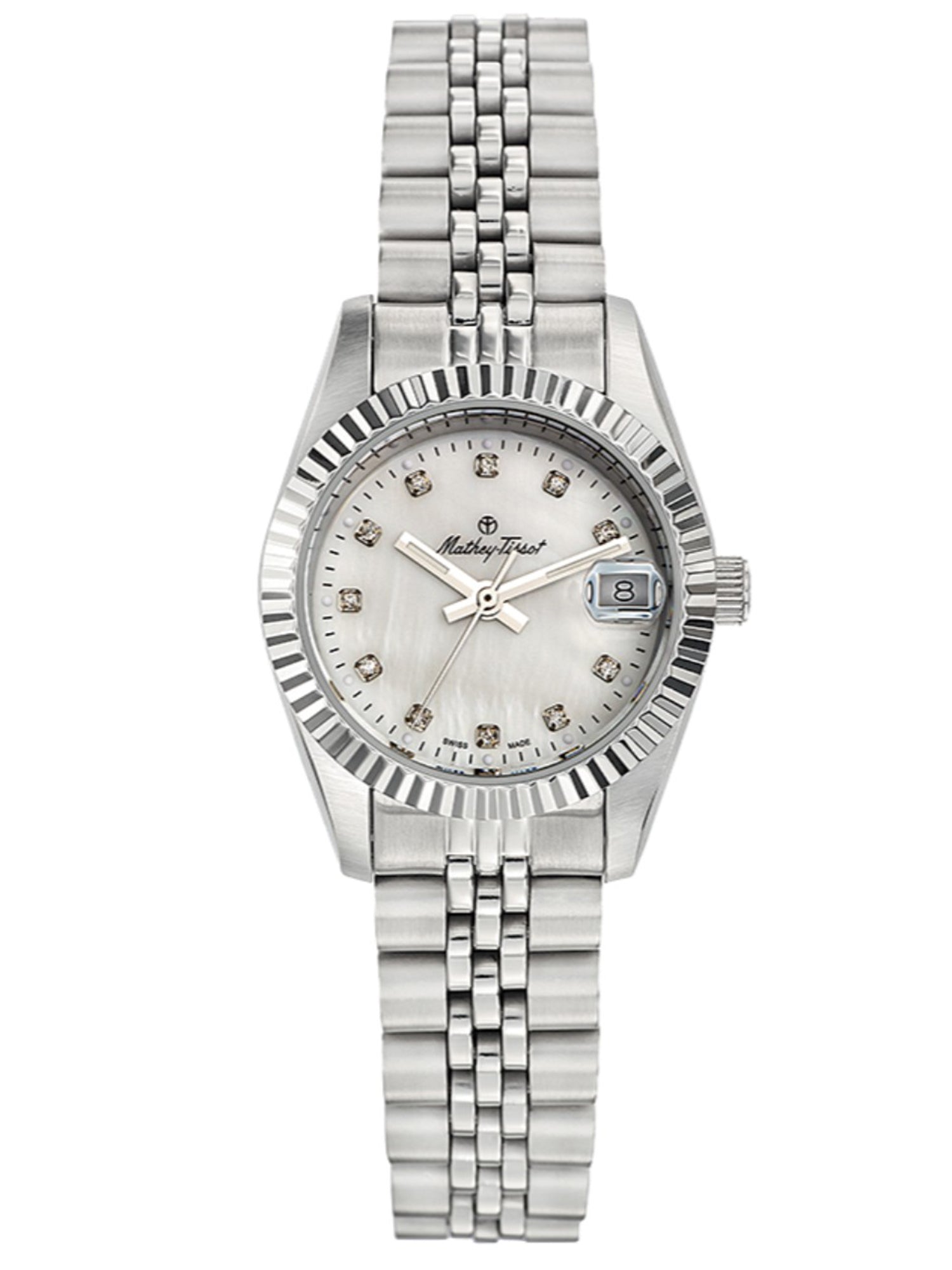 Mathey-Tissot Analog Mother of Pearl Dial Women&
