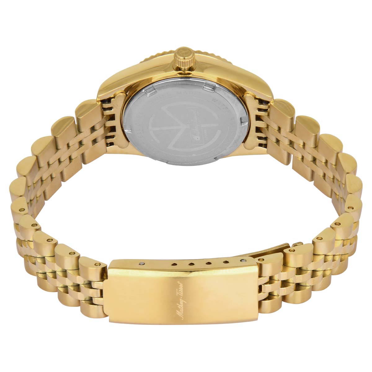 Mathey-Tissot Swiss Made Analog Gold Dial Watch For Women - D710PDI