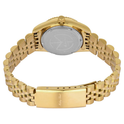 Mathey-Tissot Swiss Made Analog Gold Dial Watch For Women - D710PDI