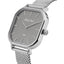 Mathey-Tissot Swiss Made Monsoon Square Stainless Steel Silver Dial Quartz  Ladies Watch - D7917AS