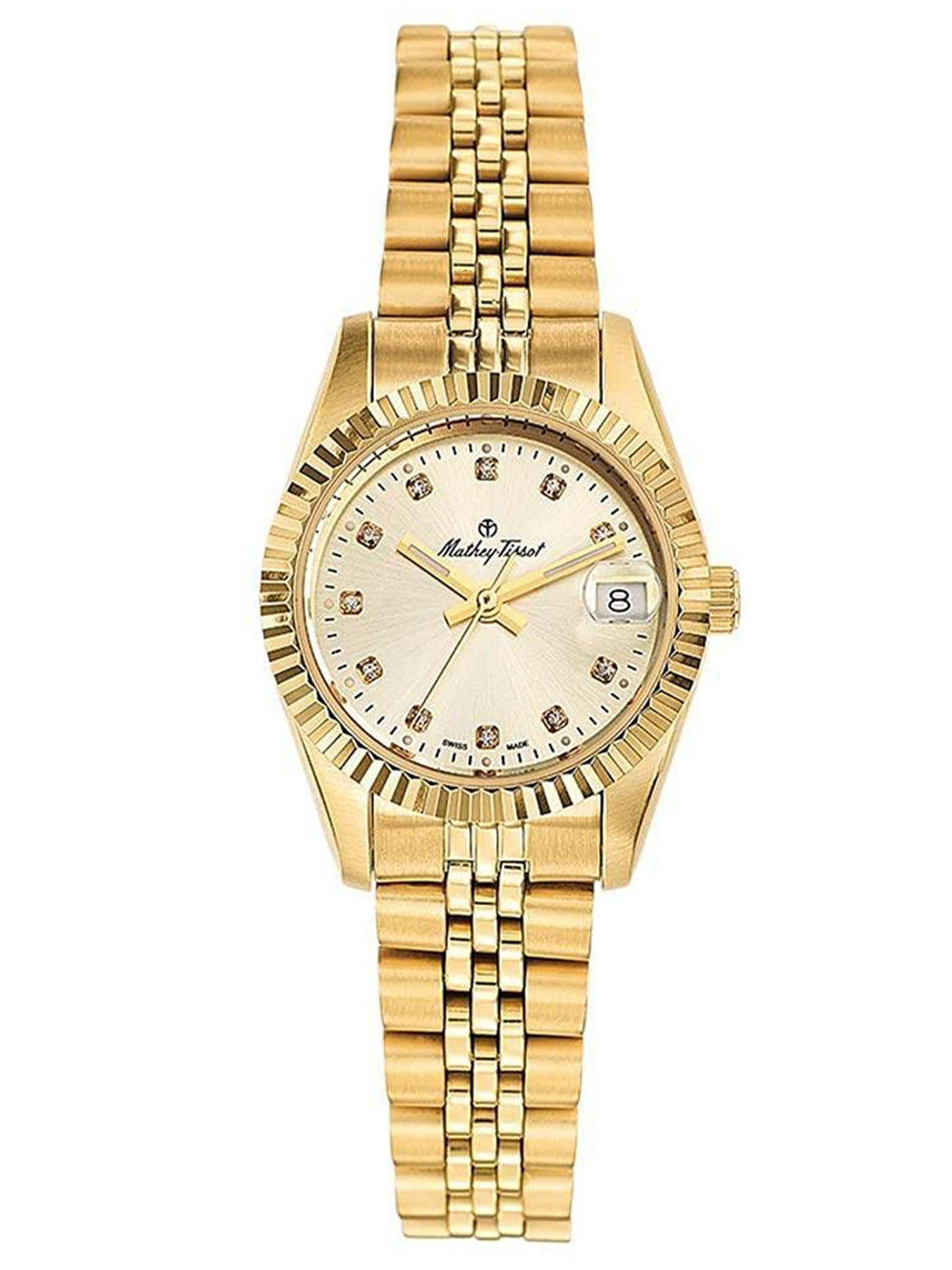 Mathey-Tissot Analog Gold Dial Women&