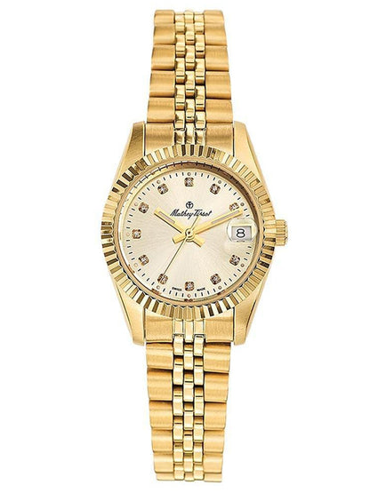 Mathey-Tissot Analog Gold Dial Women&