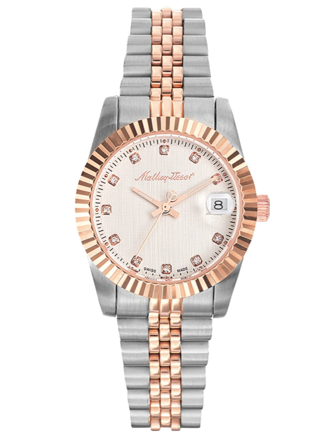 Mathey-Tissot Analog White Dial Women&