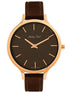 Mathey Tissot Analog Brown Dial Women&