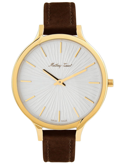 Mathey Tissot Analog Silver Dial Women&