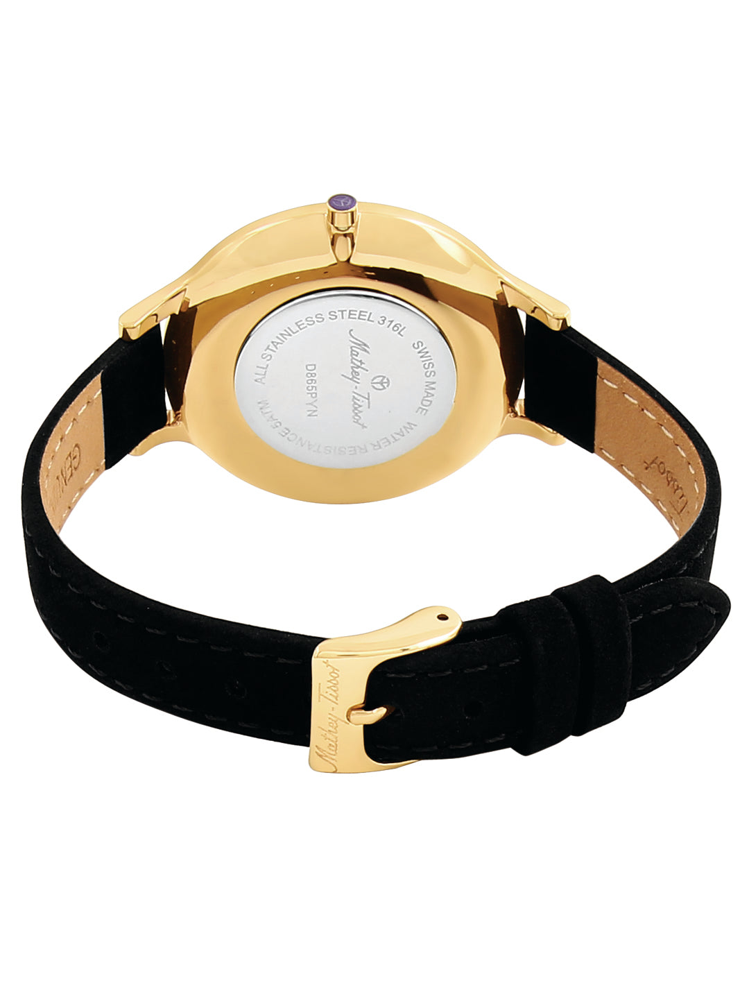 Mathey Tissot Analog Black Dial Ladies Watch-D865PYN