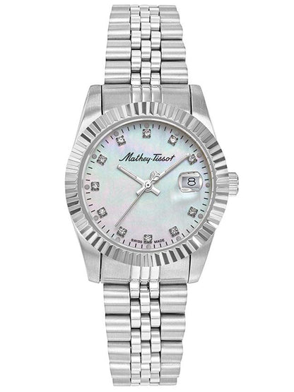 Mathey-Tissot White Dial Analog women Watch - D910AI