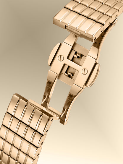 Mathey-Tissot Swiss Made Quartz White Dial Analog Watch - Ladies D972PYI