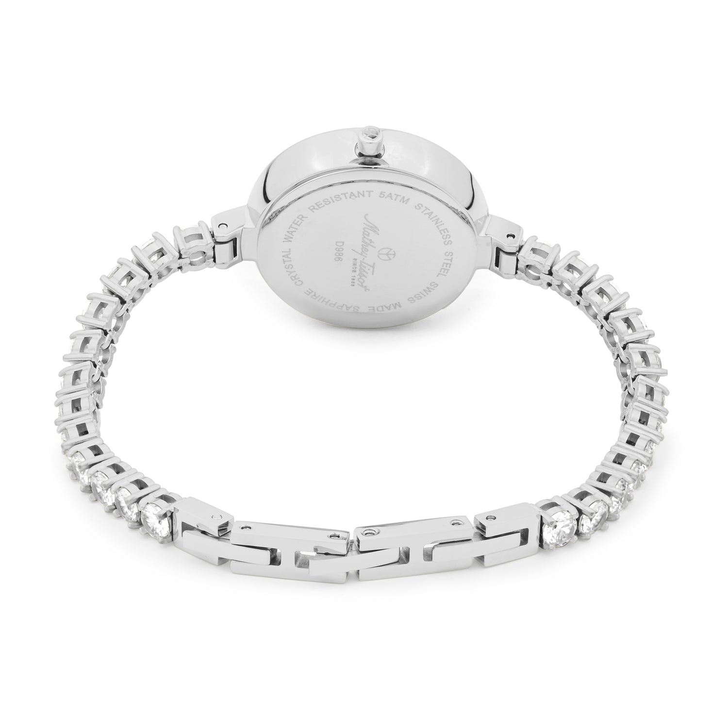 Mathey-Tissot Swiss Made Infinity Quartz White Dial Analog Watch for Ladies - D986SAI