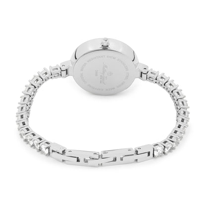 Mathey-Tissot Swiss Made Infinity Quartz Black Dial Analog Watch for Ladies - D986SAN