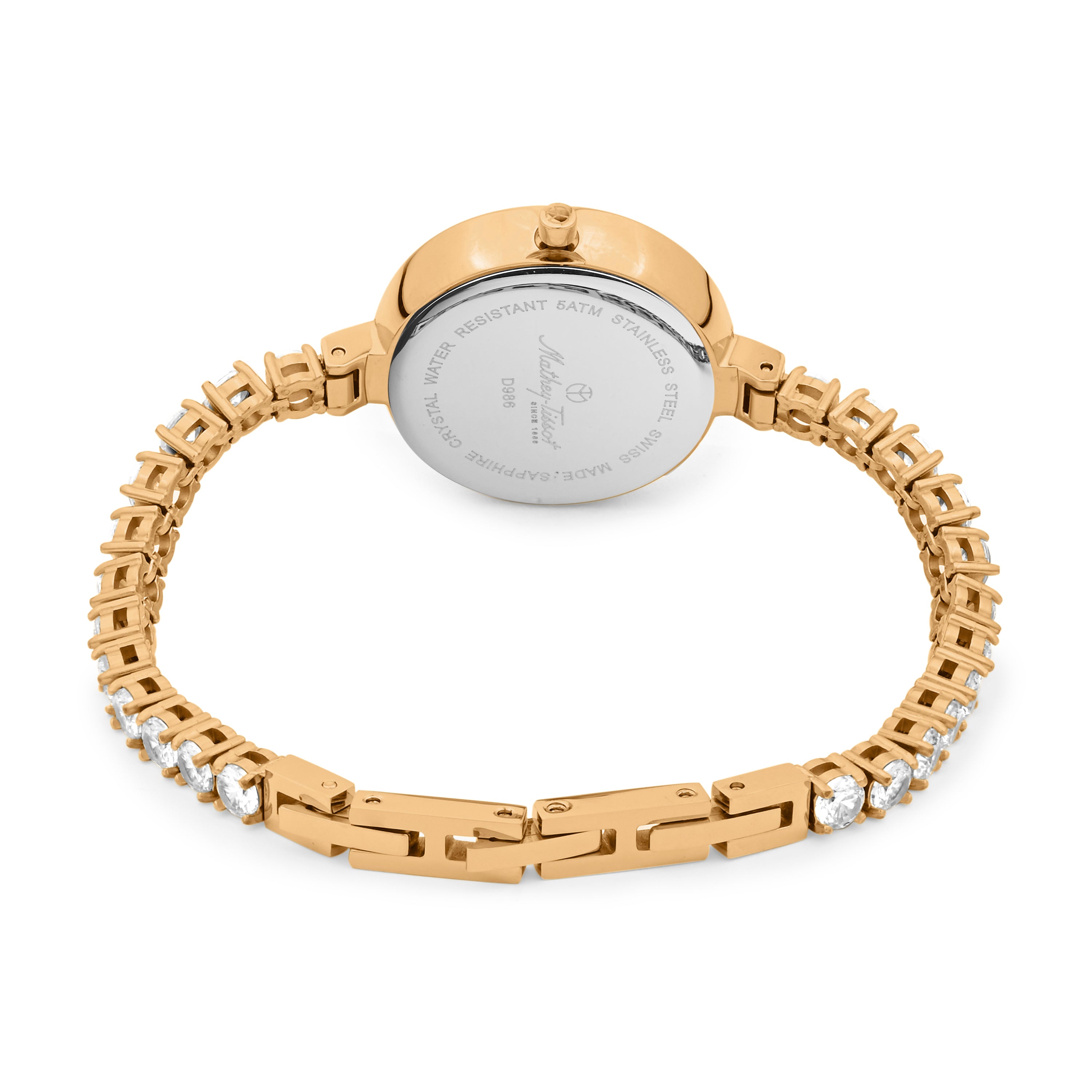 Mathey-Tissot Swiss Made Infinity White Dial Analog Watch For - Ladies D986SPI