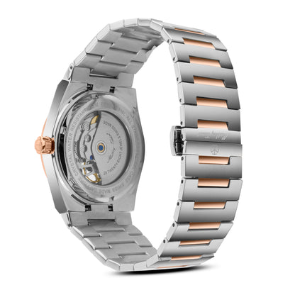 Mathey-Tissot Swiss Made Zeus Open Heart Automatic Black Dial Analog Watch For Gents - EF118ATRS