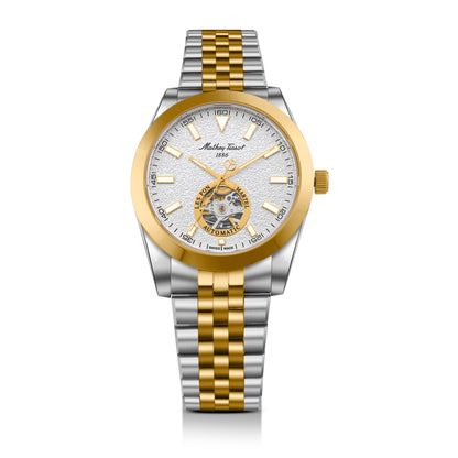 Mathey-Tissot Swiss Made Zeus Open Heart Automatic White&