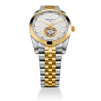 Mathey-Tissot Swiss Made Zeus Open Heart Automatic White&