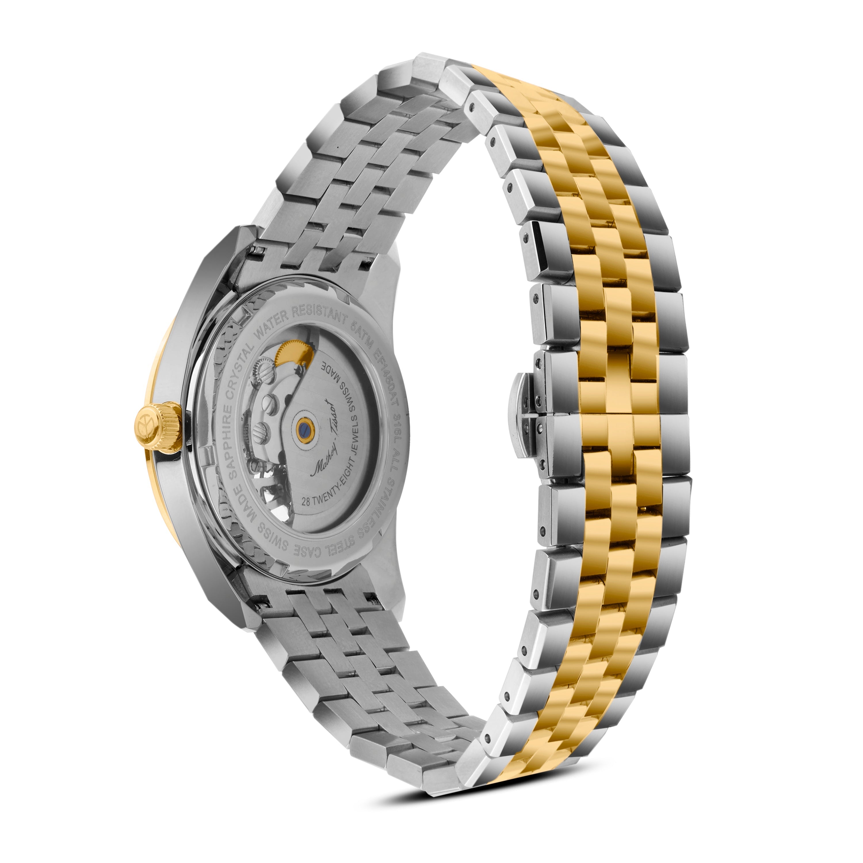 Mathey-Tissot Swiss Made Zeus Open Heart Automatic White&