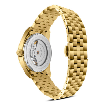 Mathey-Tissot Swiss Made Mathy I Open Heart Automatic Black Dial Analog Watch for Gents - EF1450ATPN