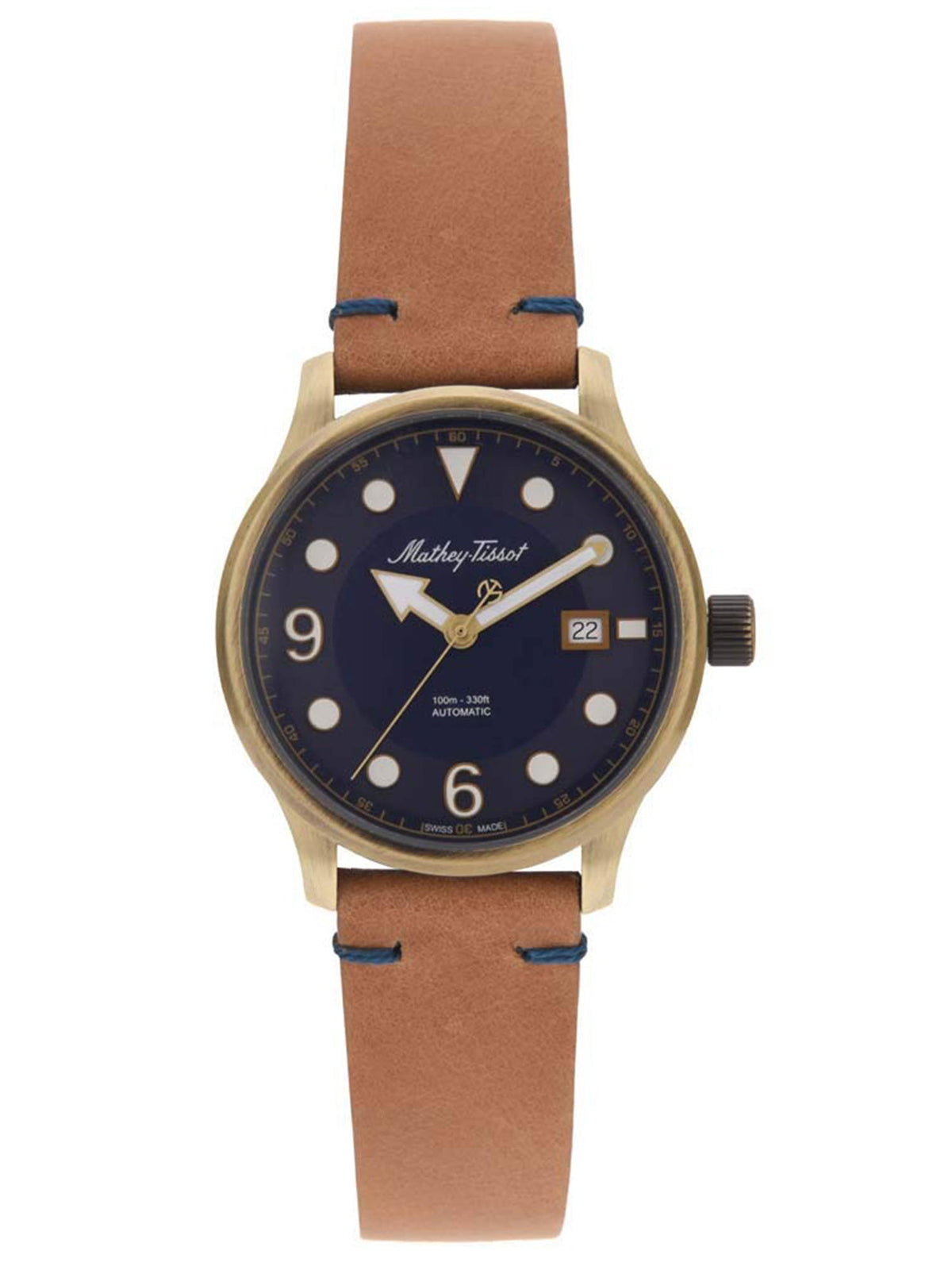 Mathey-Tissot Analog Blue Dial Men&