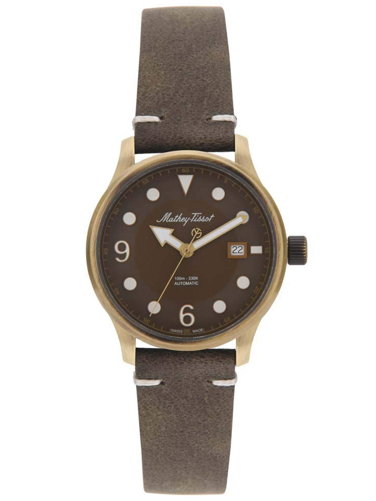 Mathey-Tissot Analog Brown Dial Men&